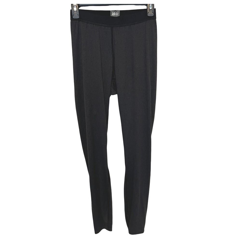 REI Womens XS Base Layer Thermal Legging Black Lightweight Bottoms Camp Ski Hike